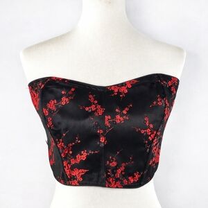 Victoria's Secret Vintage Y2K Black Silk Blend Corset